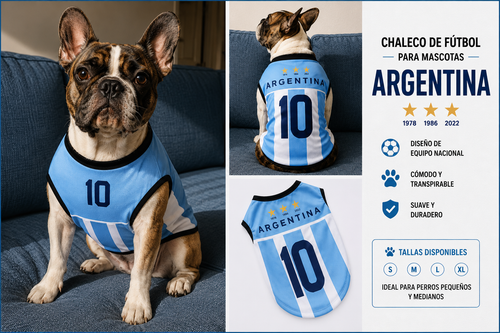Camiseta Mundialera Argentina  | MeganPaw