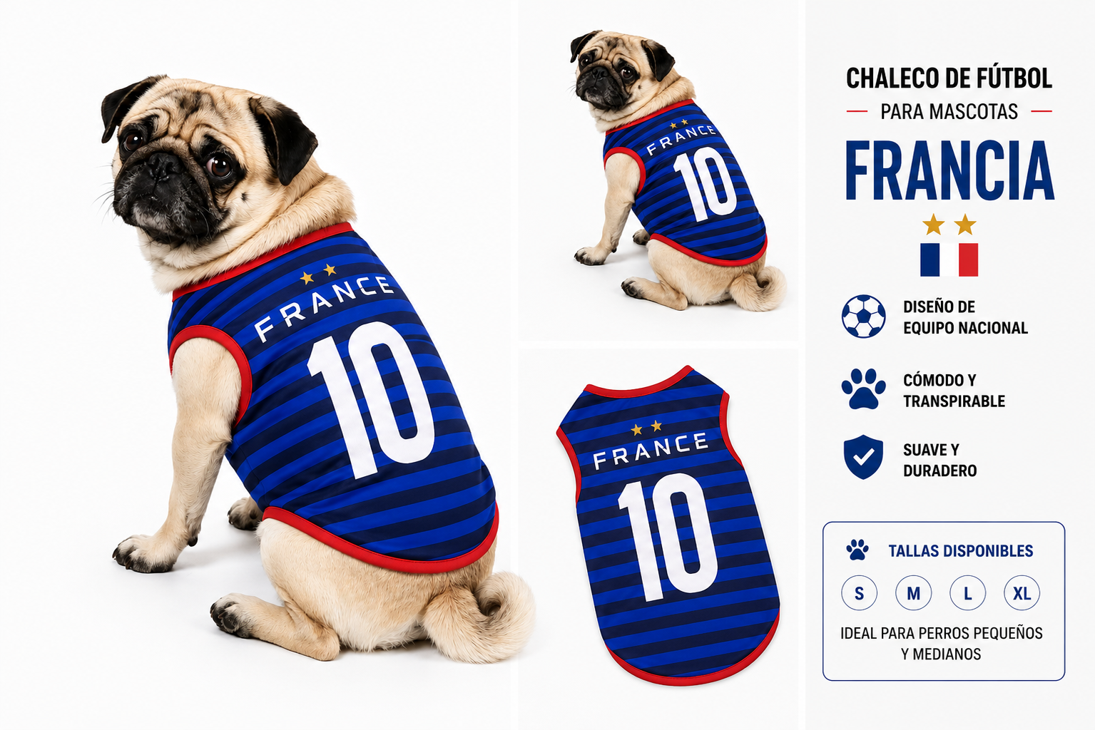 Camiseta Mundialera Francia | MeganPaw