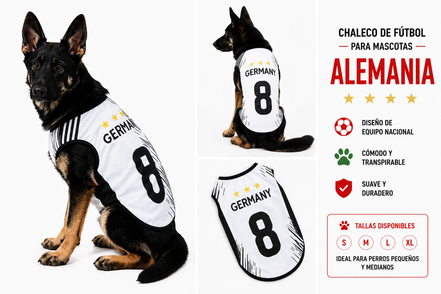 Camiseta Mundialera Alemania | MeganPaw